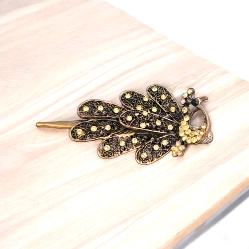 Peacock Hairclip